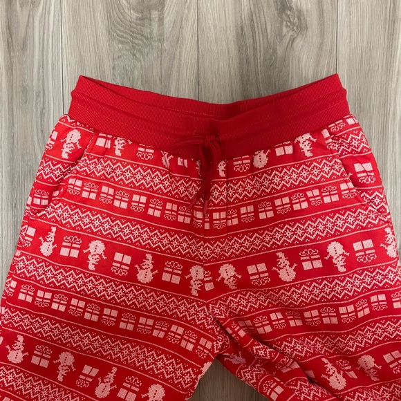 ADNT Woman’s lined sweatpants, festive snowman, new, no tag, size M - Picture 3 of 6